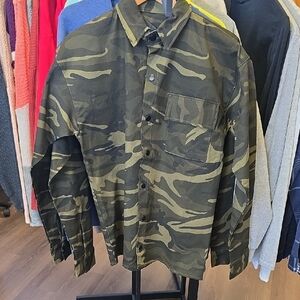 Men's Camouflage Shirt Jacket
